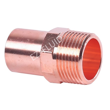 Ez-Fluid 3/4 FTG x MPT COPPER PRESS MALE STREET ADAPTER EZPA235